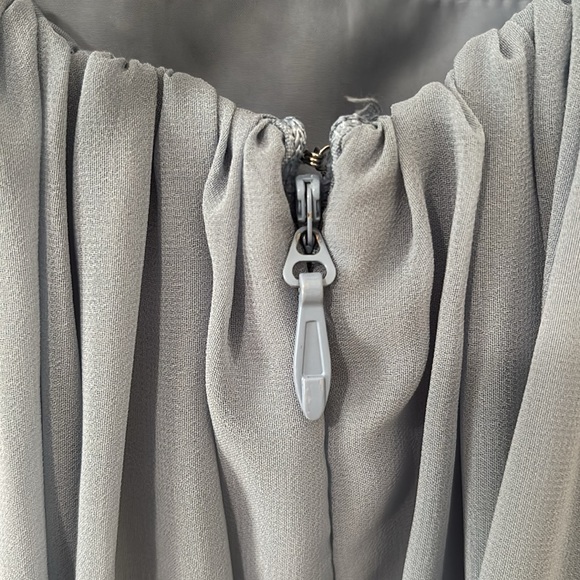 Azazie Aaida Dusty Blue Bridesmaid Dress - Picture 15 of 17